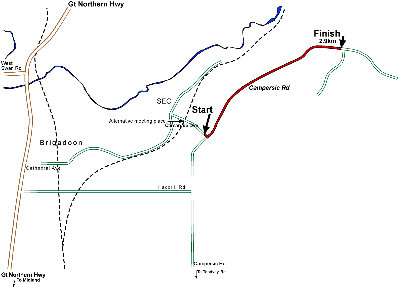 Brigadoon map