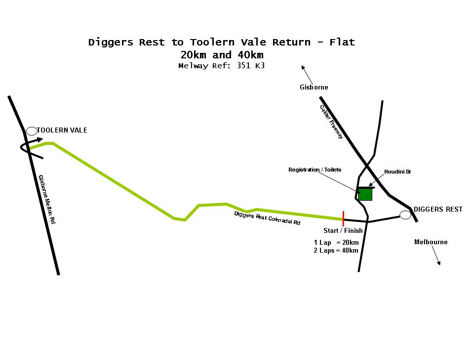 diggers rest map